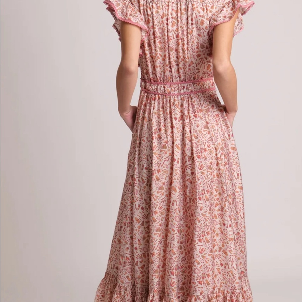 Sabina Musayev Jennifer Floral Ginger Print Maxi Dress size Medium - Picture 6 of 11